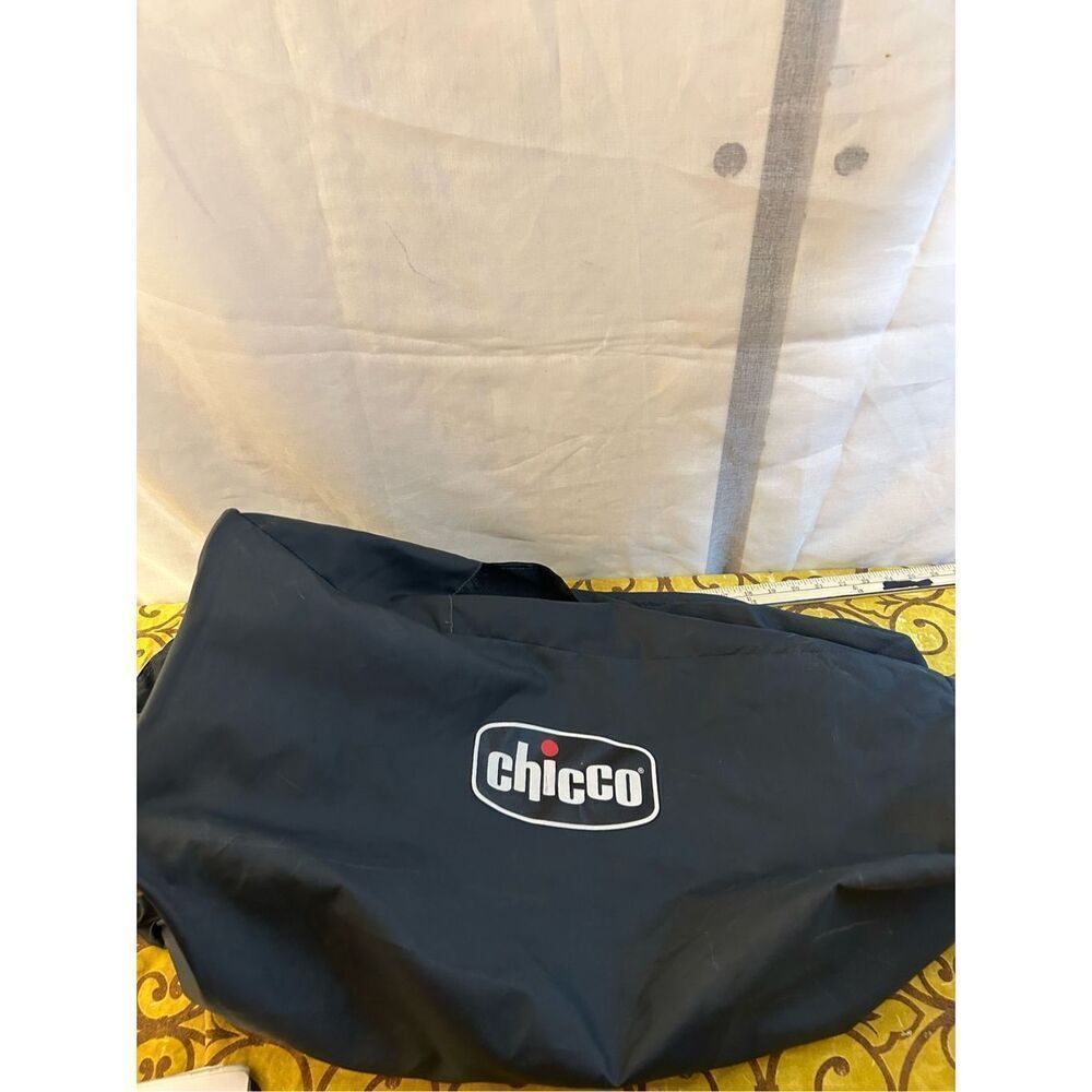 Chicco playpen replacement bag open end‎ (small hole) 2 zipper gray 29x9"